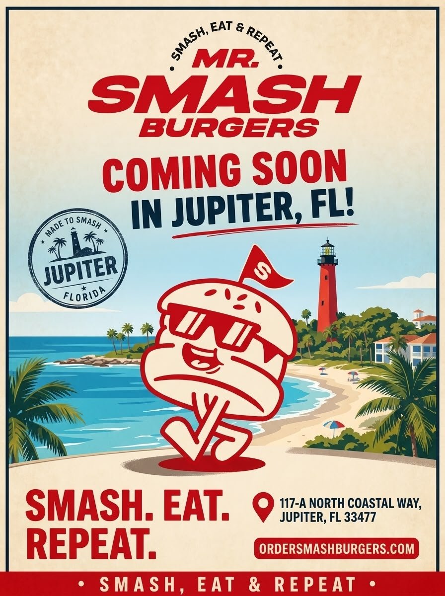 Mr. Smash Burger Jupiter on North Coastal Way