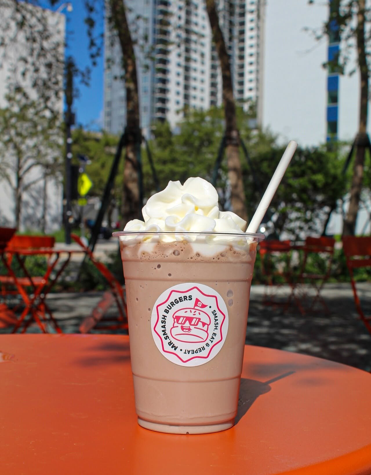 Chocolate milkshake from Mr. Smash Burger